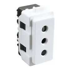 SCHNEIDER - Módulo Enchufe 2P+T 10A 250V Blanco Genesis