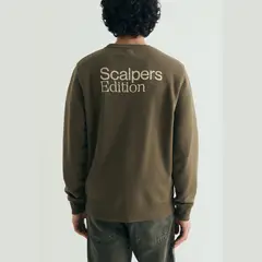 SCALPERS - SUDADERA BÁSICA PRINT TRASERO