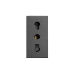 SINTHESI - Módulo Tomacorriente Bipaso 10-16A 250V 2P+T S33 Grey Mate