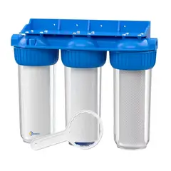 ESHOPANGIE - Filtro De Agua 3 Etapas Purificador 10 Pulgadas 5 Micras