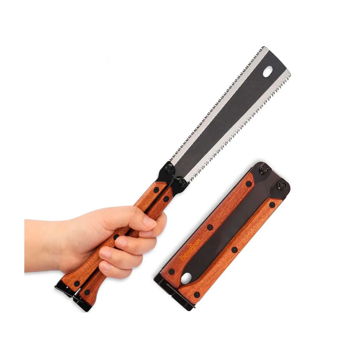 ESHOPANGIE - Serrucho Sierra Japones Plegable Doble Filo Tipo Mariposa