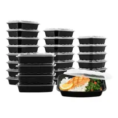 NORPLAT - Recipientes Comida Pack 50pz Ecológico Reutilizable - Cukin