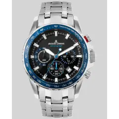 JACQUES LEMANS - Reloj para hombre cronógrafo - 1-2099E