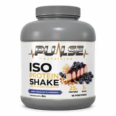 PULSE - PROTEINA ISO SHAKE 2KG 66 SERVICIOS CHEESECAKE DE ARANDANOS - NUTRITION