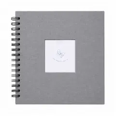 GENERICO - Álbum De Fotos 10×15 Cm 100 Bolsillos Lino Gris