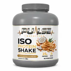 PULSE - PROTEINA ISO SHAKE 2KG 66 SERVICIOS MANTEQUILLA DE MANI COCO- NUTRITION