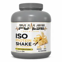 PULSE - PROTEINA ISO SHAKE 2KG 66 SERVICIOS VAINILLA PLATANO - NUTRITION