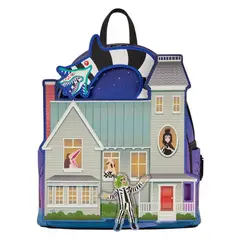 LOUNGEFLY - Mochila Mujer Beetlejuice Deetz House Glow