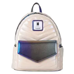 LOUNGEFLY - Mochila Mujer Funko Pop BTS Iridescent Quilted