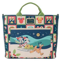 LOUNGEFLY - Bolso Mujer Mickey Friends Holiday Convert