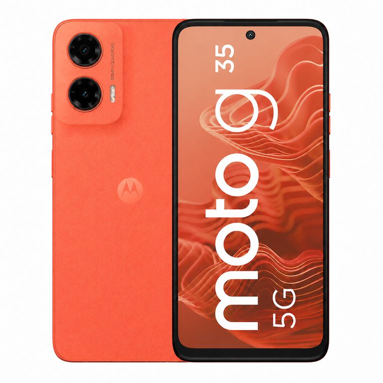 Smartphone Moto G35 6.7 5G 128GB 4GB 50MP Liberado Naranjo
