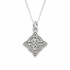 LK LUKSO - Collar Nudo de Bruja Plata 925