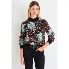 ASH - Sweater Jacquard Mujer Verde