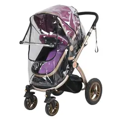 GENERICO - CUBIERTA DE LLUVIA PARA COCHES DE BEBE elaborada con material transparente impermeable y resistente