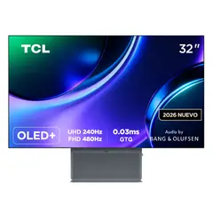 TCL - Monitor Gamer 32" OLED 32X3A 4K 240Hz
