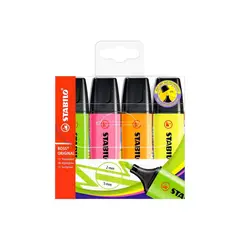 STABILO - Boss Original Set de 4 Destacadores Fluorescentes