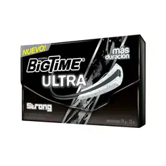 BIGTIME - Chicle Big Time Ultra Strong Doble Capa 12x288grs