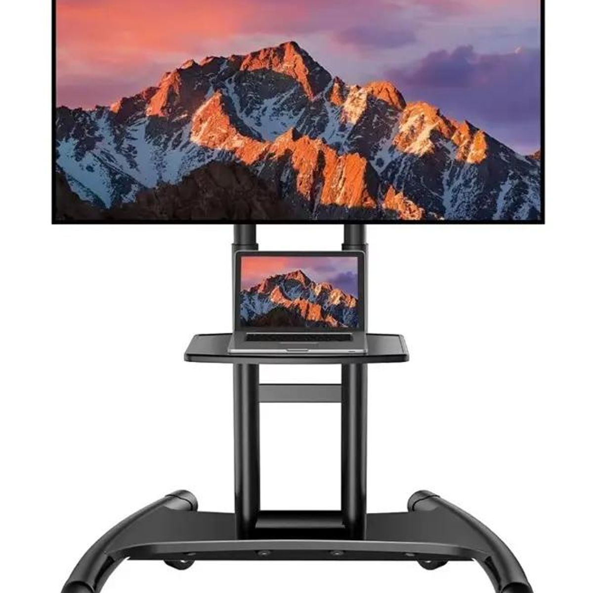 GENERICO - Soporte TV pedestal móvil para pantallas de 32 a 75"
