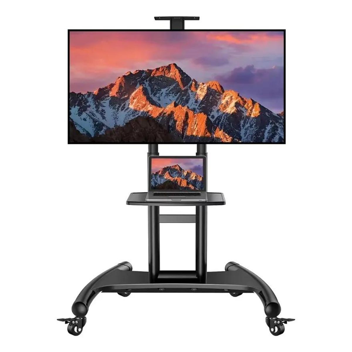 GENERICO - Soporte TV pedestal móvil para pantallas de 32 a 75"