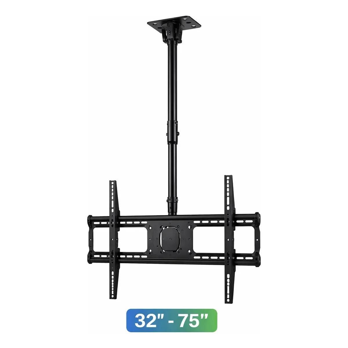 GENERICO - Soporte de techo ajustable para TV 34 a 75 pulgadas negro