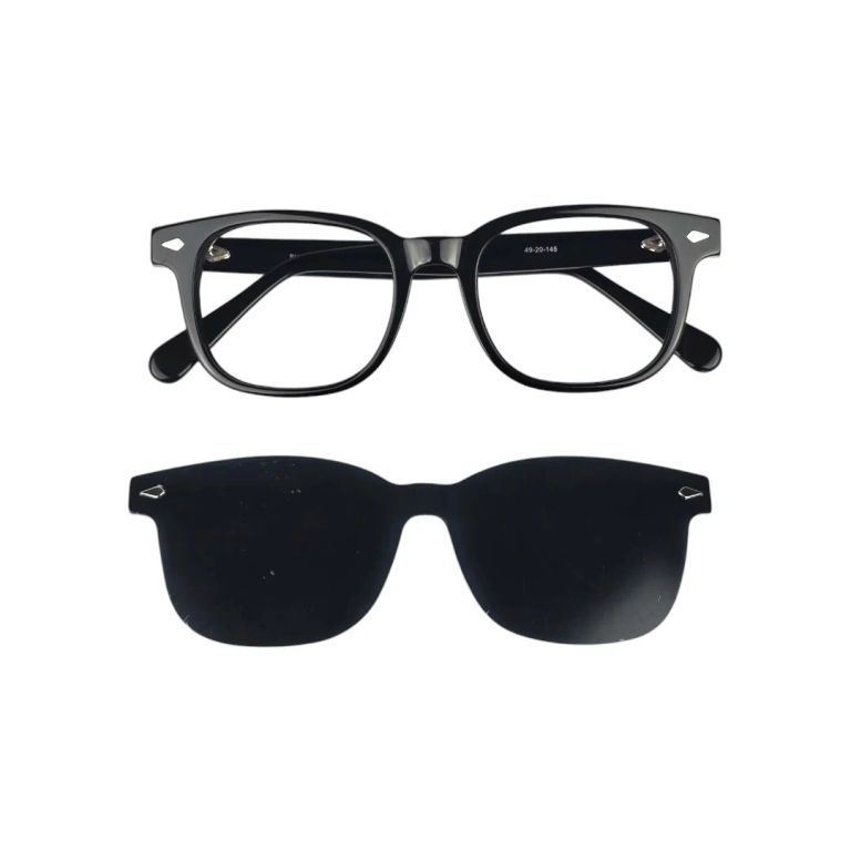 Marco Optico Pica Clip Filtro Azul Negro TALLA UNICA