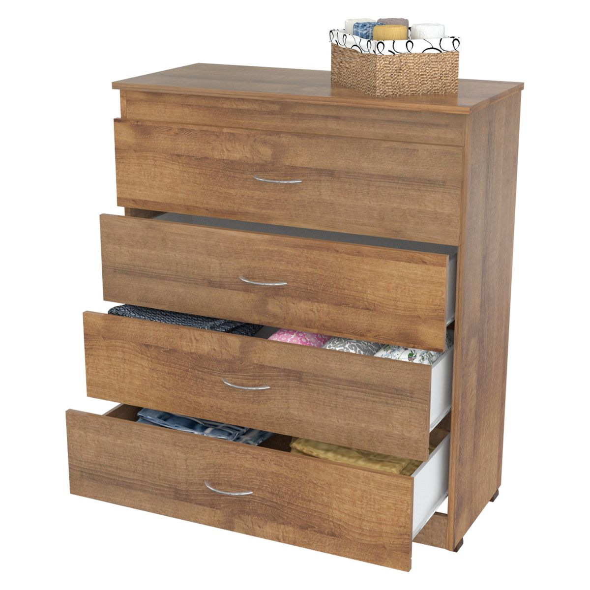 INVAL - Cómoda Acid 4 Cajones Inval