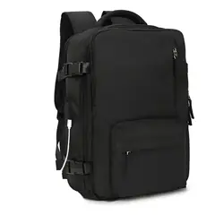 GENERICO - Mochila viaje Genérica Large Travel Backpack color negro diseño liso 40L BELUG