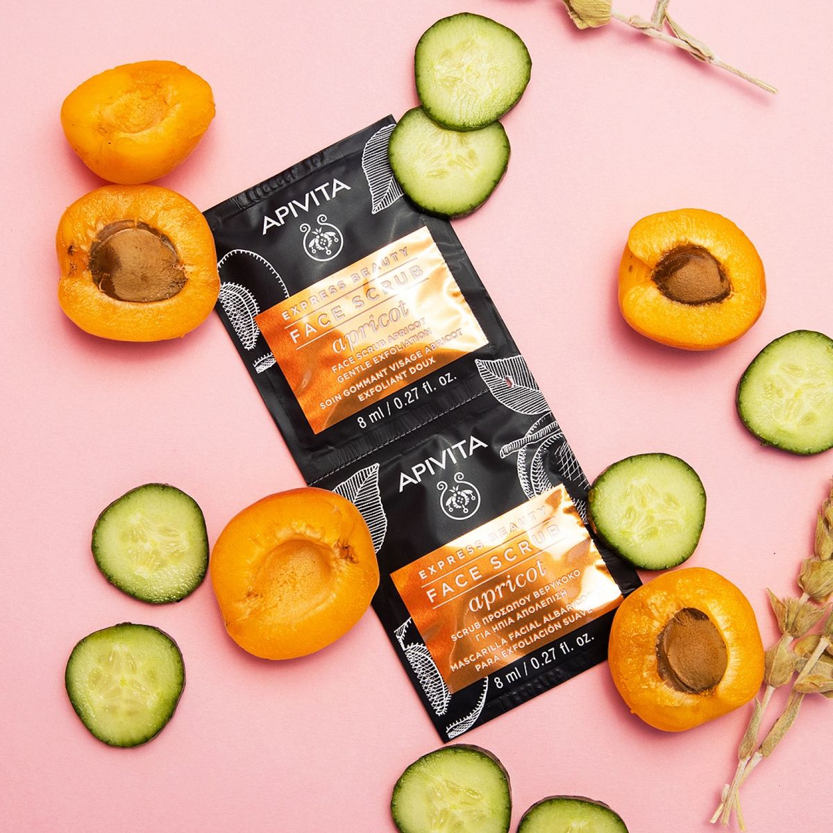 APIVITA - Máscarilla Exfoliante Express Beauty - Damasco Apivita