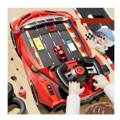 TATEE - Juguete Simulador de conducción de coches para niños Consola de juego de evitación de obstáculos