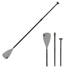 TOURUS - Remo de Aluminio para Stand Up Paddle SUP Ajustable y Desmontable - Gris