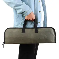 TSKY CHILE SHOPPING - Bolsa enrollable para cuchillos de chef, 4 bolsillos bolsa para cuchillos de chef, Lona impermeable