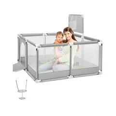 GENERICO - Corralito Para Bebe Corral De Seguridad Plegable Gimnasio