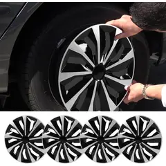 GENERICO - 4 Cubiertas De Rueda Tapacubos 15 Pulgadas Para Automóvil Universal Protección De Rueda Decorativos