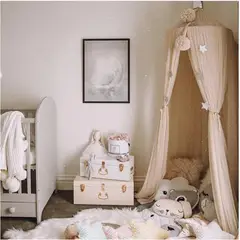 TATEE - Cortinas De Cama 10 Capas De Malla Caqui Estilo Princesa 250×60CM