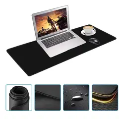 GENERICO - Mouse Pad Cubierta Tapete Escritorio Extra Grande 80x40cm Negro