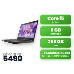 DELL - Notebook Reacondicionado Latitude 5490 Intel Core i5 8ª Gen 8GB RAM 256GB SSD WINDOWS 11 PRO