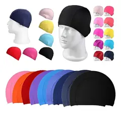 GENERICO - Pack 12 Gorro De Natación Unisex Impermeable Para Piscina 12 L