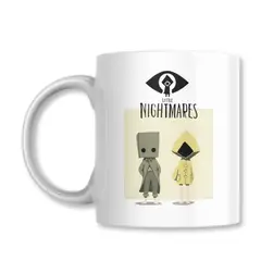 GENERICO - Tazon Mono y Six Little Nightmares Gamer Taza Sublimada 325ml