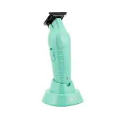 KEMEI - Máquina Patillera Trimmer 2299 Con Base De Carga Celeste