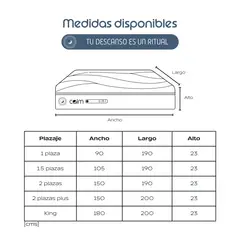 CALM - Combo Cama Completa NAGI Bambú + UMI Hybrid Core King