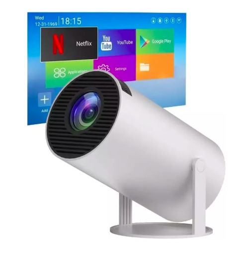 GENERICO Proyector Portátil Mini Ultra Hd 4k Wifi Bluetooth