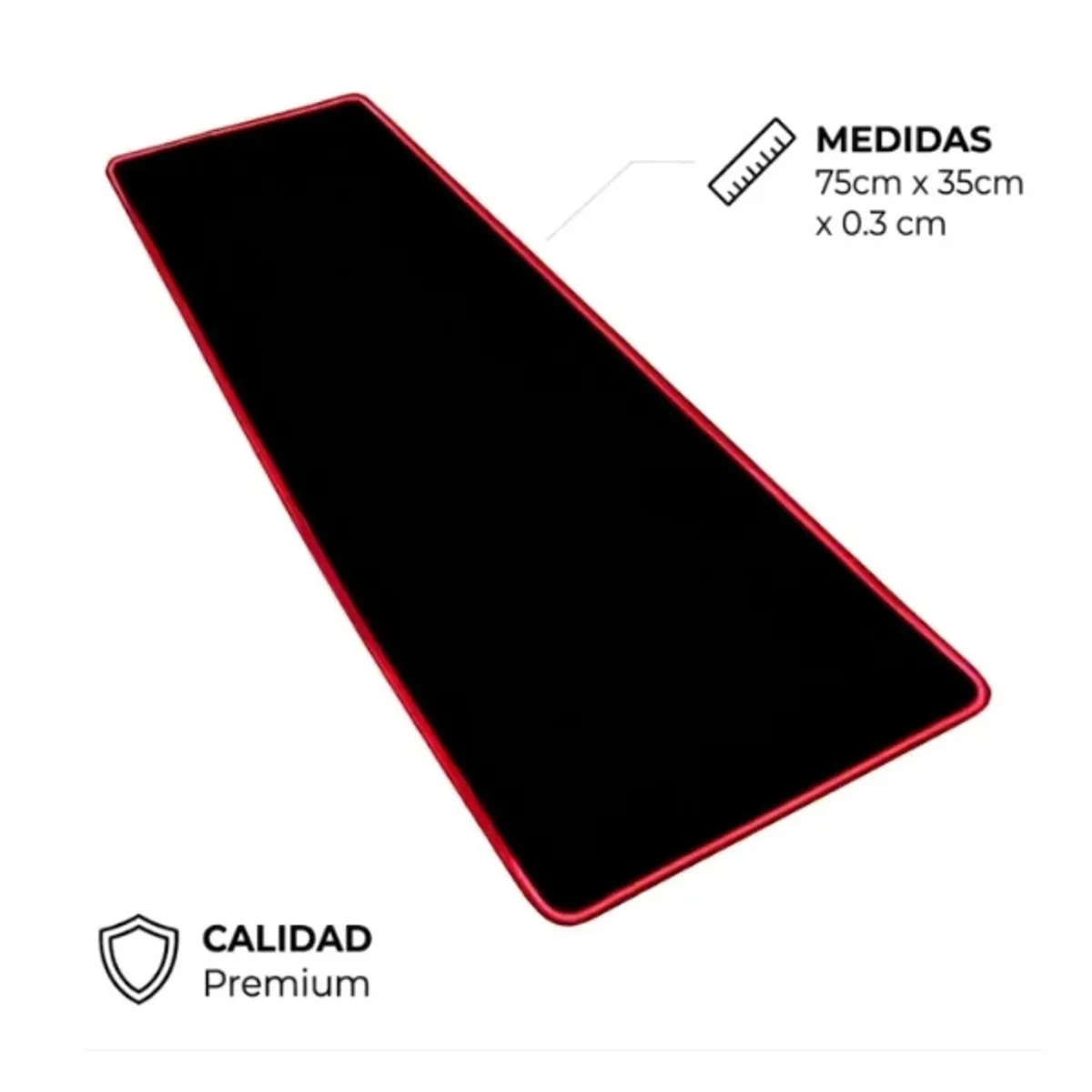 WEIBO - Mouse Pad Gamer XL Weibo K9 PRO - 75cm x 35cm x 0.3cm - Calidad