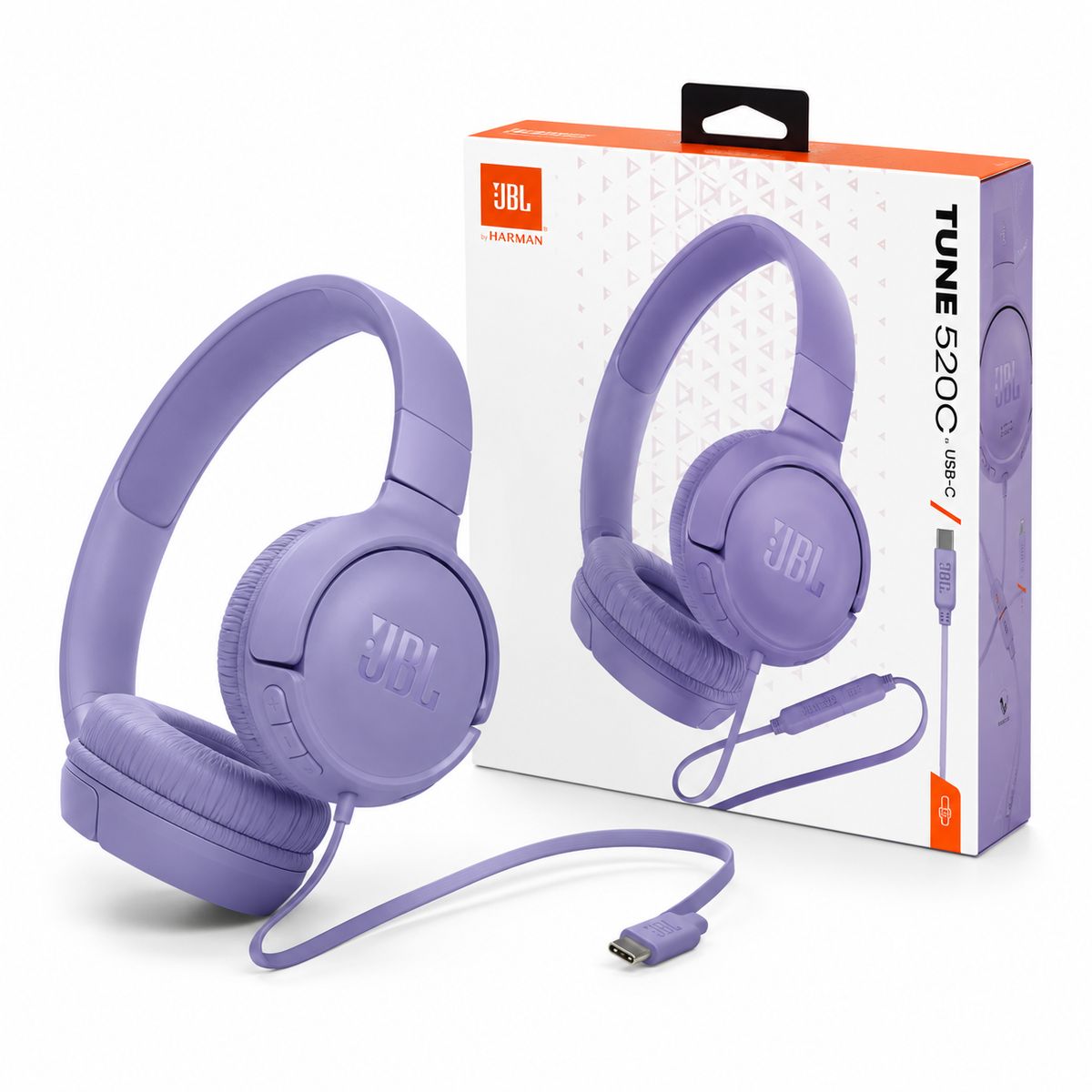 JBL - JBL Tune 520 USB C Audífonos Tipo C Originales Con Micrófono