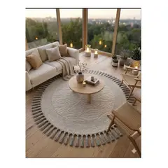 GENERICO - Alfombra Redonda sisal 100cm