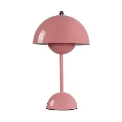 POLASUP - Lámpara de escritorio LED recargable por USB portátil y con pantalla táctil blanco negro naranja luz