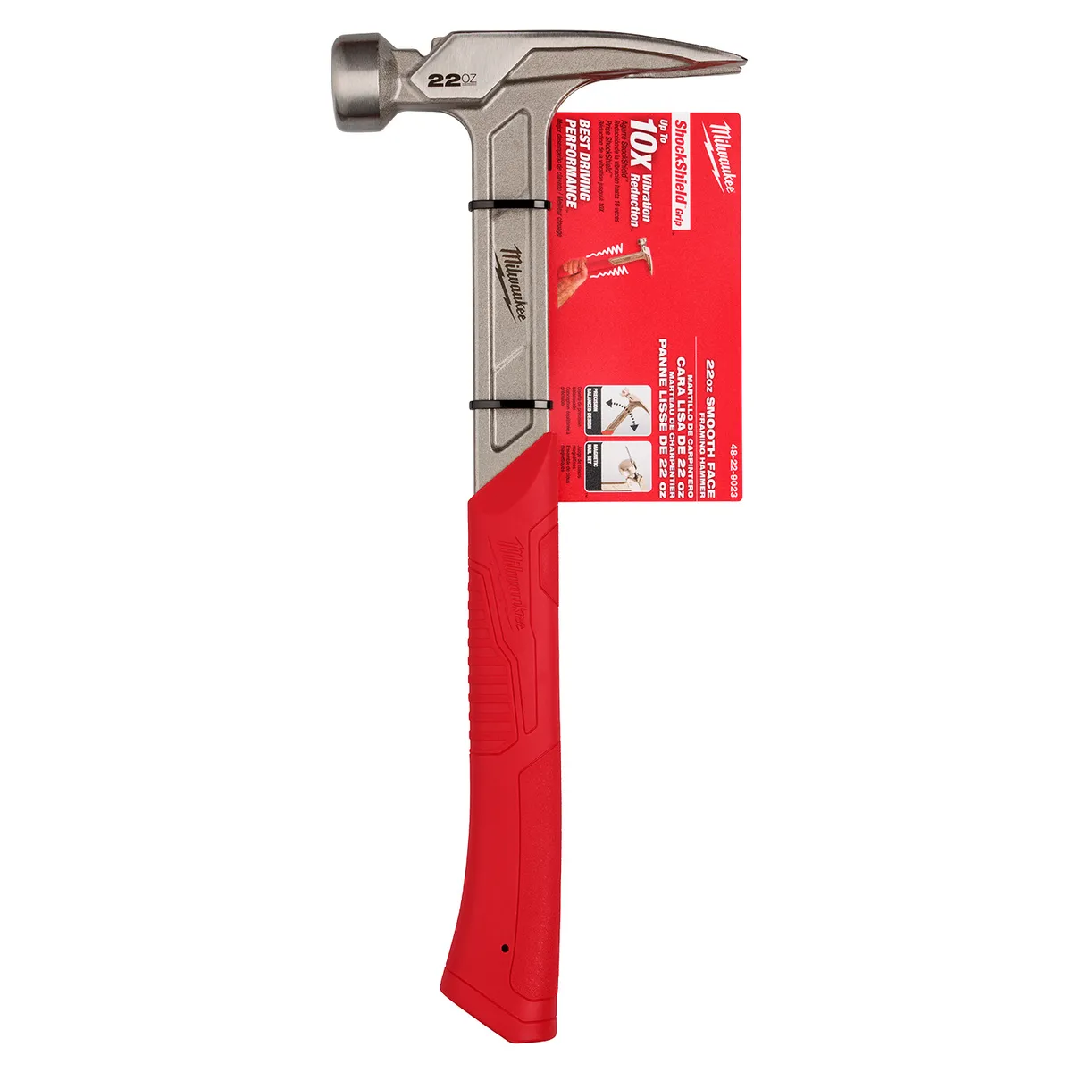 Martillo Milwaukee Cara Lisa 22 Oz, marca MILWAUKEE - Foto Principal