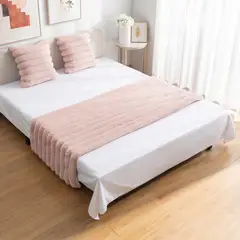 GENERICO - Set Piecera de Cama 70x210 cm 2 Plazas - Línea Horizonte