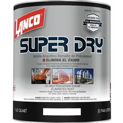 LANCO - ESMALTE 3 EN 1 SUPER DRY ANTICORROSIVO NEGRO GL