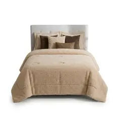 GUIZA - Plumón Cobertor Chiporro Premium Doble Textura Invierno 2 Plaza