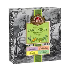 BASILUR - Te Verde Earl Grey Assorted 40 bolsas